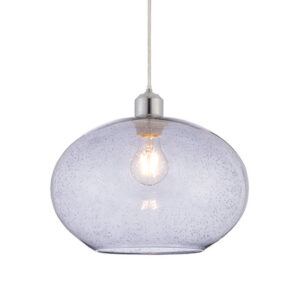 Dimitri Bubble Glass Ceiling Pendant Light In Grey