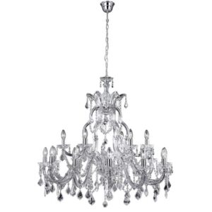 Marie Therese 18 Lamp Crystal Chandelier Ceiling Light