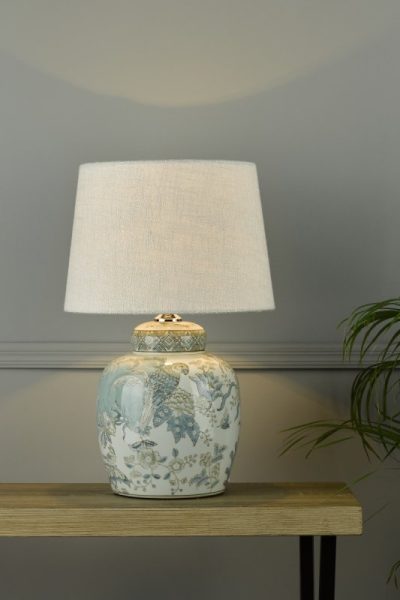 Laura Ashley Elizabeth Hand-Painted Ceramic Table Lamp Base