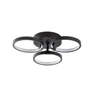 Halka Metal Ceiling Light in Black