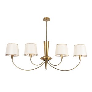 Pardo 4 Light Metal Chandelier Light in Antique