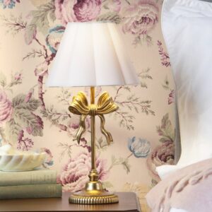 Laura Ashley Larkfield Table Lamp In Antique Gold Finish With Shade LA3756669-Q